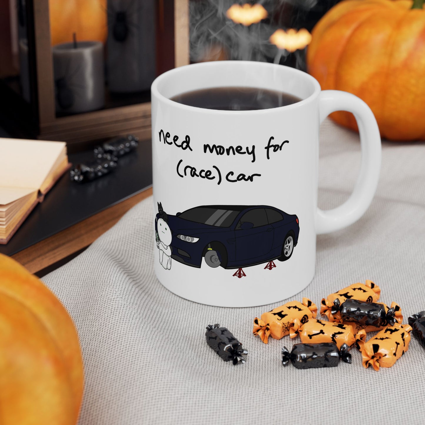need money for (race) car mug