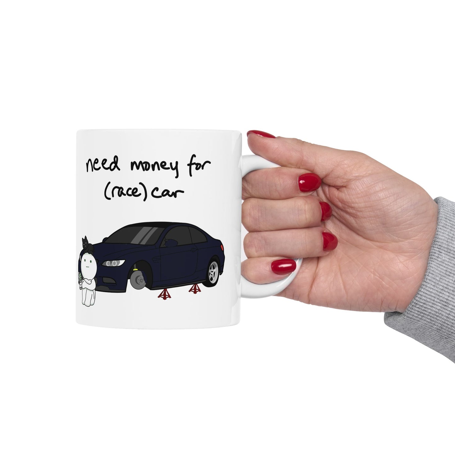 need money for (race) car mug